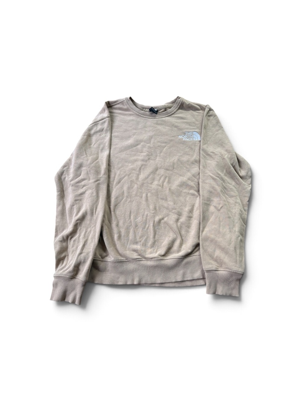 The North Face Men’s Crewneck Sweatshirt in Tan